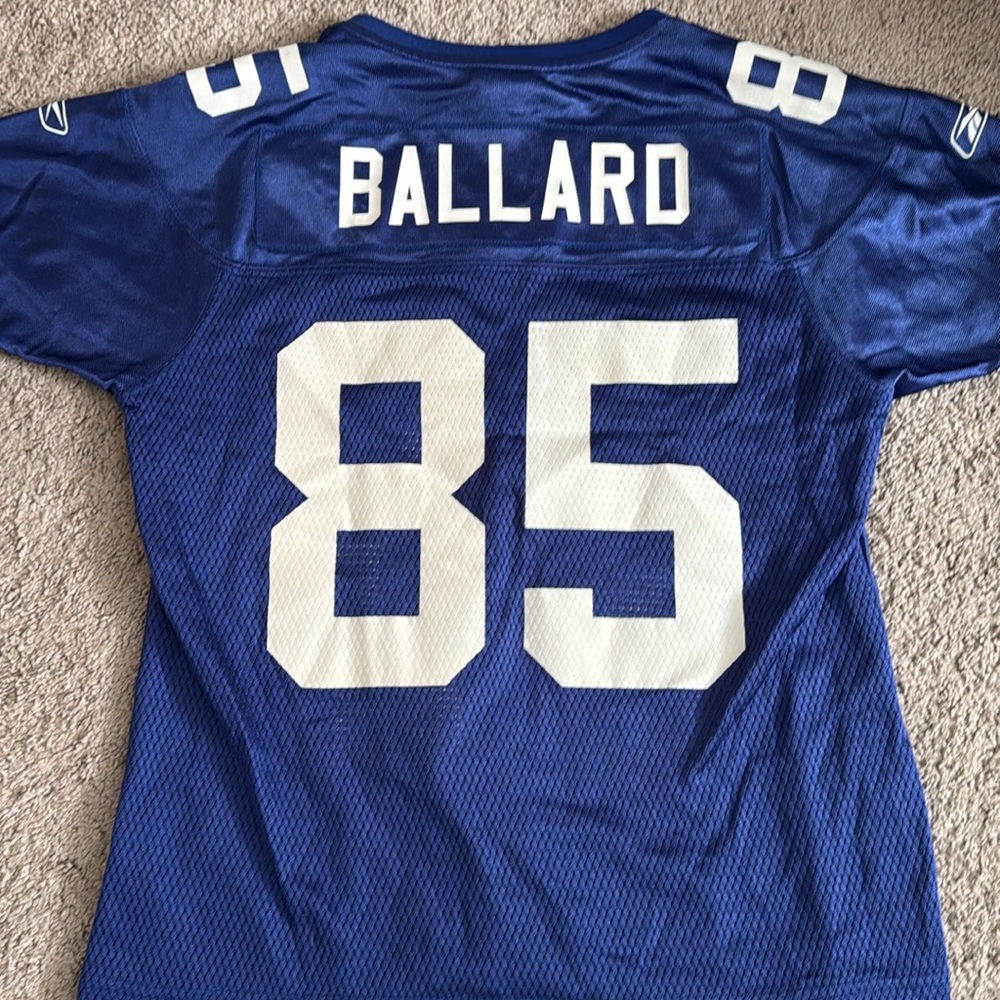 NEW New York Giants NFL football jersey womens medium #85 Ballard NWT REEBOK - Picture 6 of 6